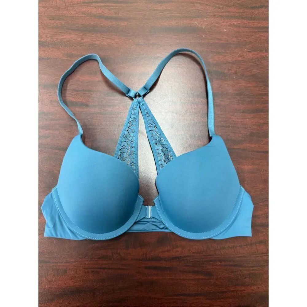 Victoria’s Secret Racerback Perfect Shape Front Closure Bra Size 32B
